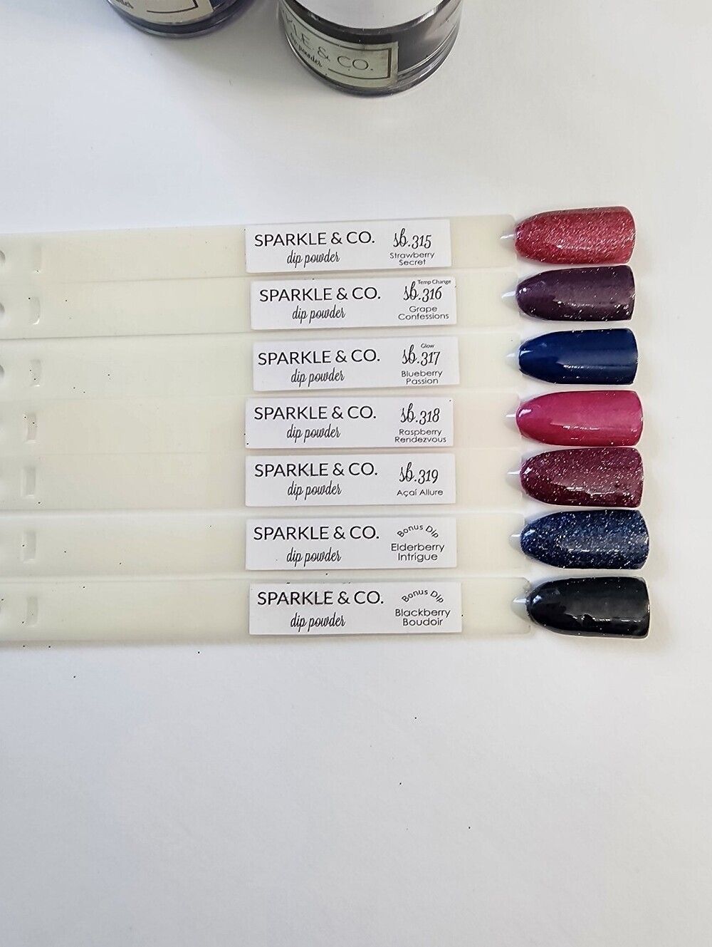 NEW! Sparkle & Co Berry Temptress Mini Dip Powder Set